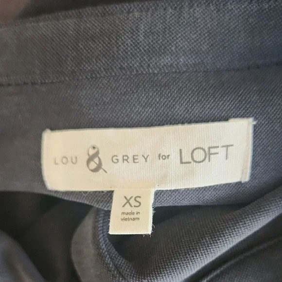 Lou & Grey for LOFT Softblend Black Dress With Pockets XS - Picture 3 of 10